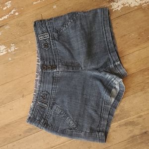 Used Boom Boom Jean Woman's Dark Wash Button Closure